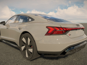 Audi RS e-tron GT 2022 3D मॉडल