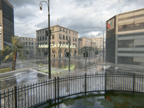 Polanesi Old Itlian City 3D Model