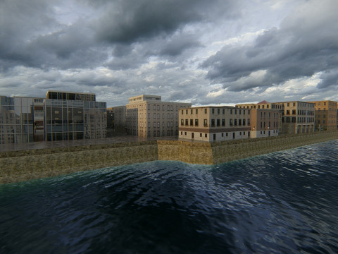 Polanesi Old Itlian City 3D-Modell