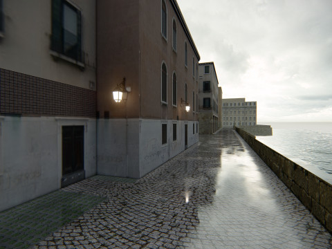 Polanesi Old Itlian City 3D-Modell