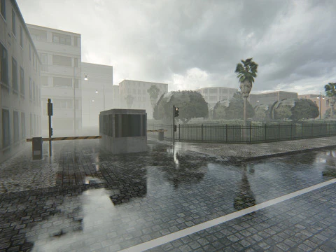Polanesi Old Itlian City 3D Model