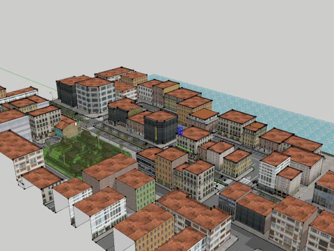 Polanesi Old Itlian City 3D Model