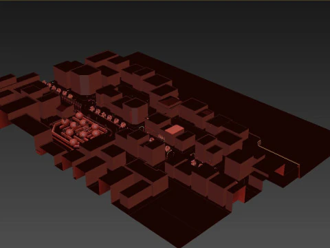 Polanesi Old Itlian City 3D Model