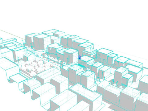 Polanesi Old Itlian City 3D Model