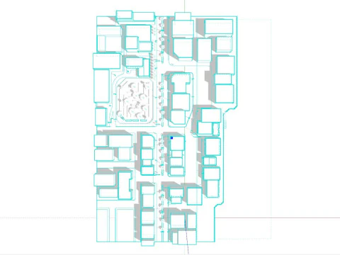 Polanesi Old Itlian City 3D Model