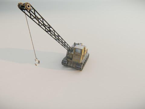 Heavy Construction Machinery Equipment Industrial 25 in 1 3D Model
