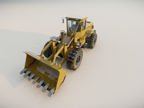 Heavy Construction Machinery Equipment Industrial 25 in 1 3D Model