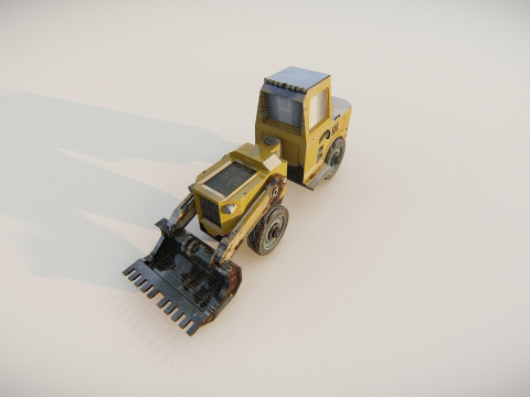 Heavy Construction Machinery Equipment Industrial 25 in 1 3D Model