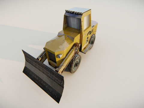 Heavy Construction Machinery Equipment Industrial 25 in 1 3D Model