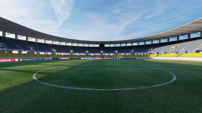 Football Stadium 3Dモデル .c4d .max .obj .3ds .fbx .stl .blend 