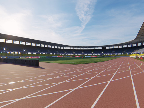 Football Stadium 3Dモデル