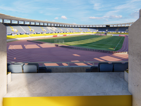 Football Stadium 3Dモデル