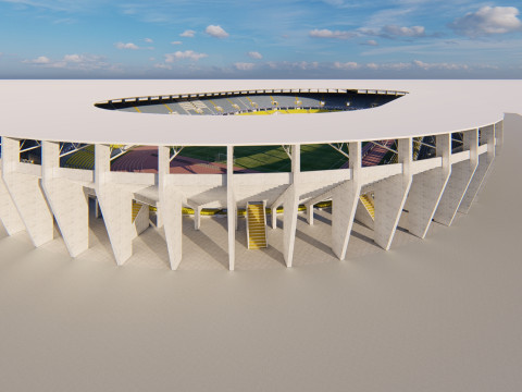 Football Stadium 3Dモデル