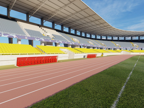 Football Stadium 3Dモデル