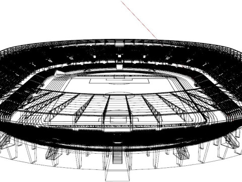 Football Stadium 3Dモデル