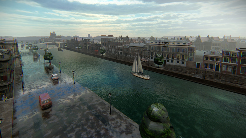 Haarlem City Netherlands Model 3D .c4d .max .obj .3ds .fbx .stl .blend 