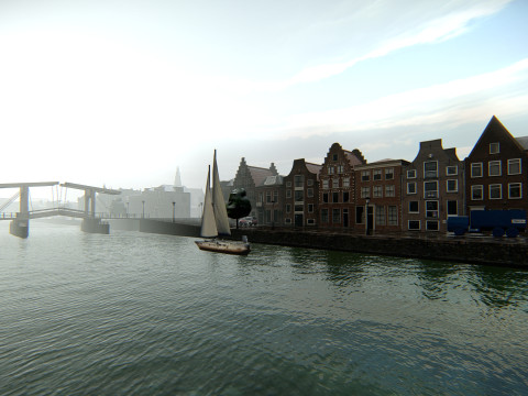 Haarlem City Netherlands Model 3D