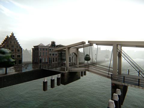 Haarlem City Netherlands Model 3D