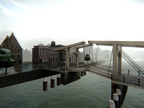 Haarlem City Netherlands 3D Model