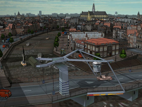 Haarlem City Netherlands Model 3D