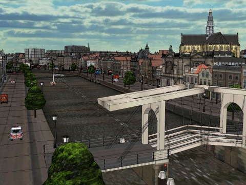 Haarlem City Netherlands Model 3D