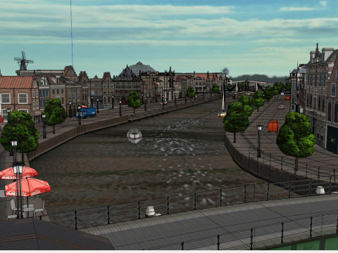 Haarlem City Netherlands Model 3D
