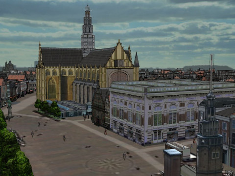 Haarlem City Netherlands Model 3D