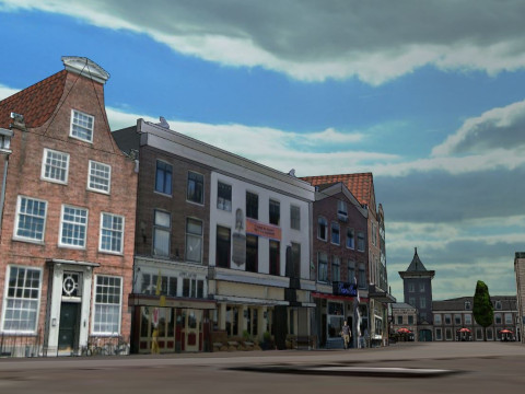 Haarlem City Netherlands Model 3D
