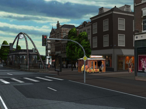 Haarlem City Netherlands Model 3D