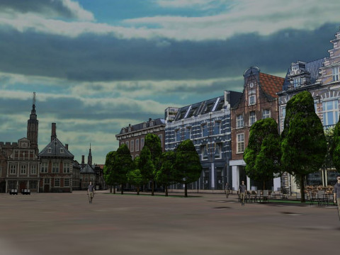 Haarlem City Netherlands Model 3D