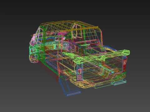 Van Sci-Fi Concept 3D Model