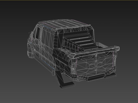 Van Sci-Fi Concept 3D 模型