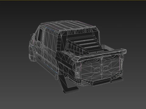 Van Sci-Fi Concept 3D Model