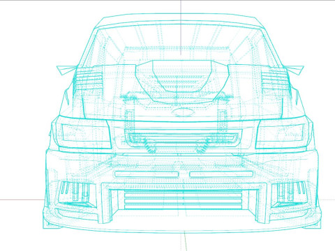 Van Sci-Fi Concept 3D 模型
