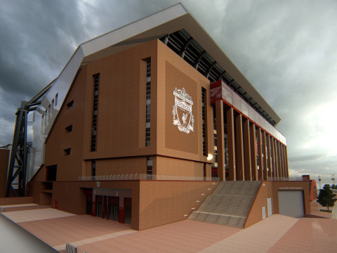 Anfield Stadium 3D Model