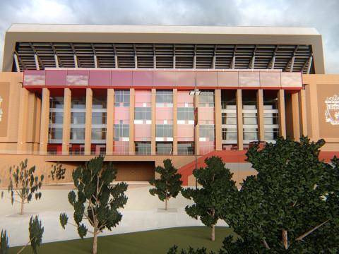 Anfield Stadium 3D Model