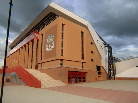 Anfield Stadium 3D Model