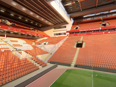 Anfield Stadium 3D Model