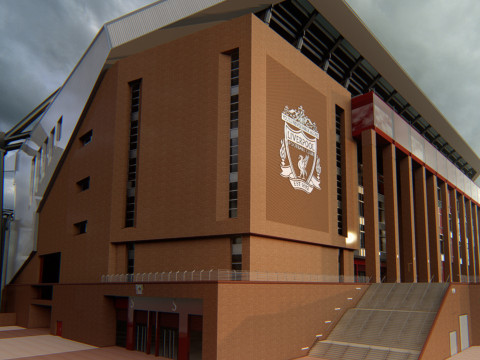 Anfield Stadium 3D Model