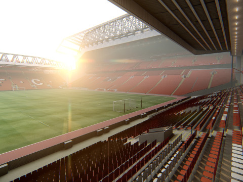 Anfield Stadium 3D Model