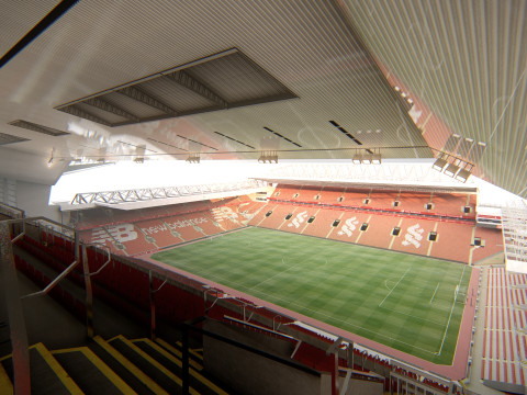 Anfield Stadium 3D Model
