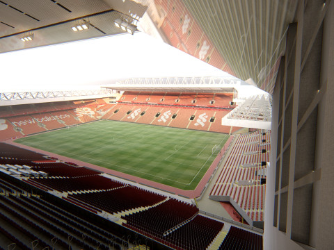 Anfield Stadium 3D Model