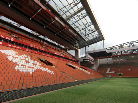 Anfield Stadium 3D Model