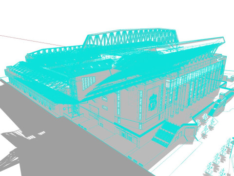 Anfield Stadium 3D Model