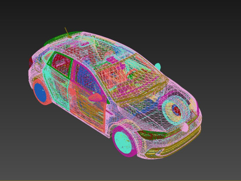 Volkswagen Polo 2024 3D Модель