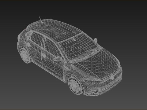 Volkswagen Polo 2024 3D Модель