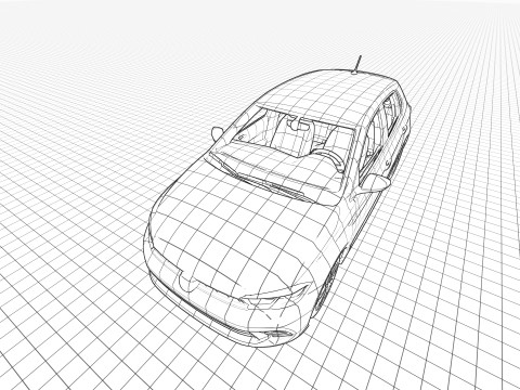 Volkswagen Polo 2024 3D Модель