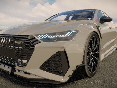 Audi RS7 Sportback Modelo 3D