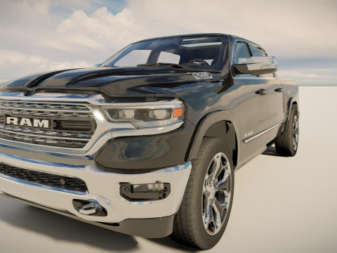 Dodge RAM 1500 2024 3D मॉडल