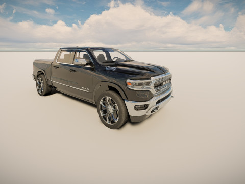 Dodge RAM 1500 2024 3D मॉडल